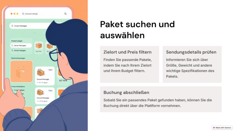 5_Paket suchen und auswählen